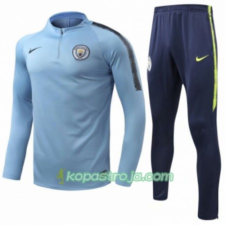 Manchester City Tränings Sweatshirtställ Blå 2018/19